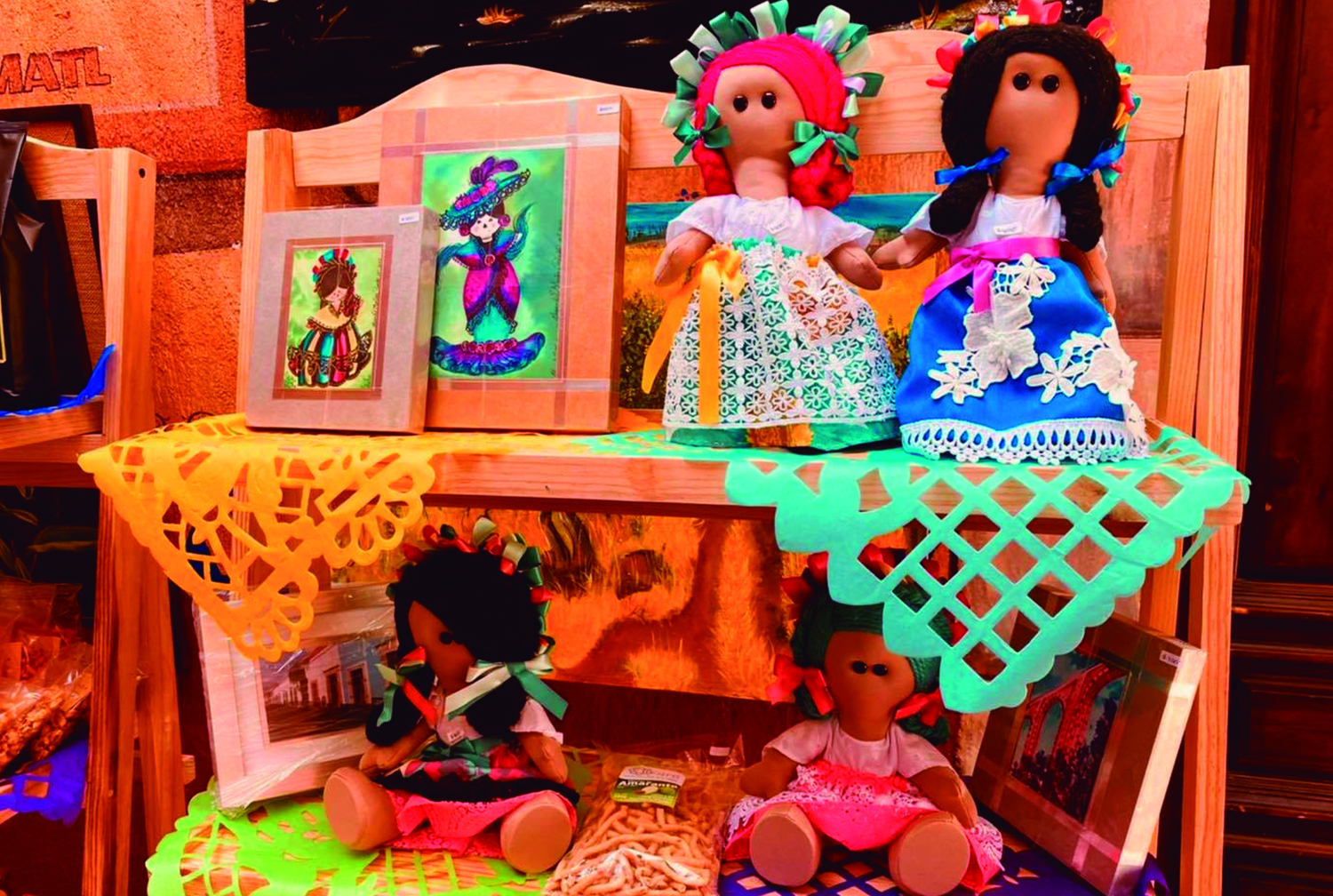 Los Quetzales, mercado artesanal